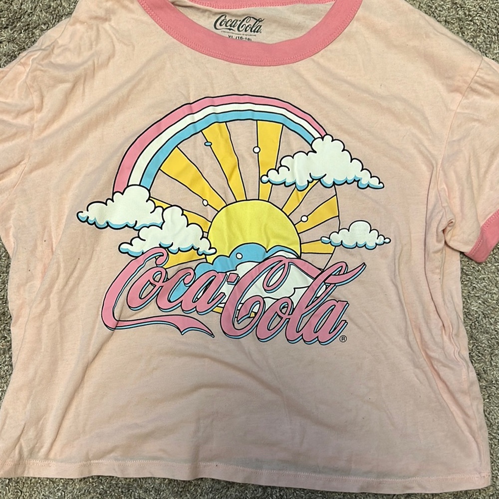 Coca Cola Pink Graphic T-Shirt